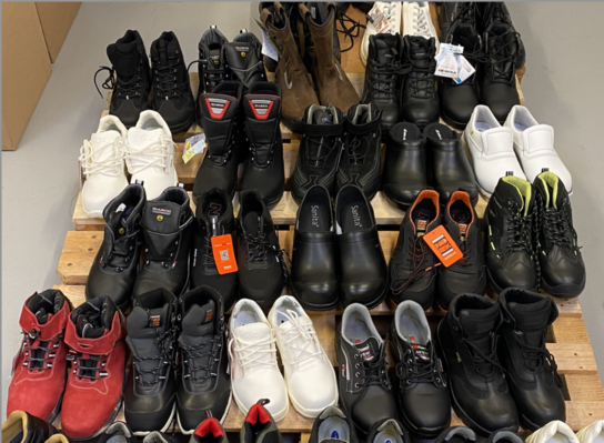 50 par Assorterede sikkerhedssko i forskellige brands