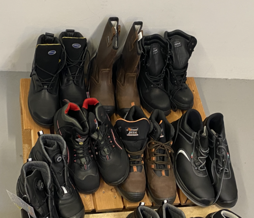 50 par Assorterede sikkerhedssko i forskellige brands
