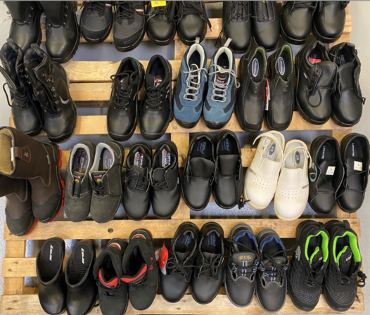 50 par Assorterede sikkerhedssko i forskellige brands