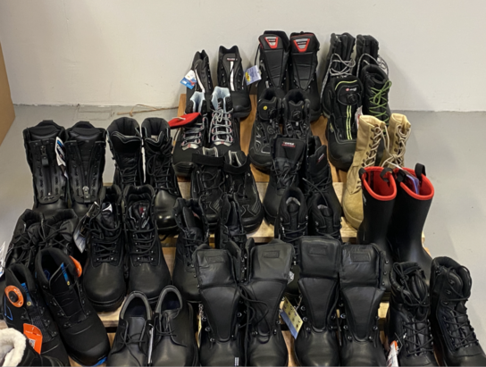 50 par Assorterede sikkerhedssko i forskellige brands