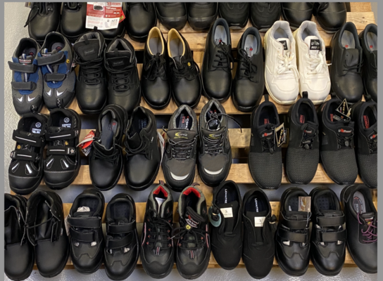 50 par Assorterede sikkerhedssko i forskellige brands