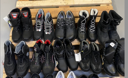 25 par Assorterede sikkerhedssko i forskellige brands