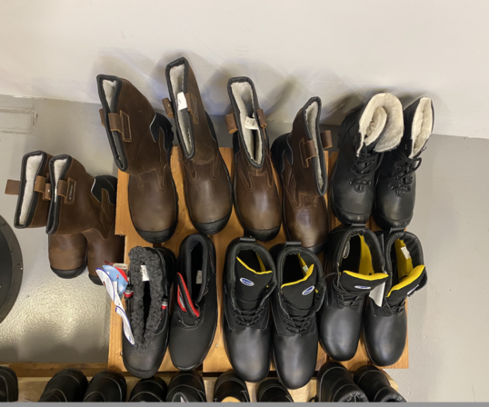 50 par Assorterede sikkerhedssko i forskellige brands