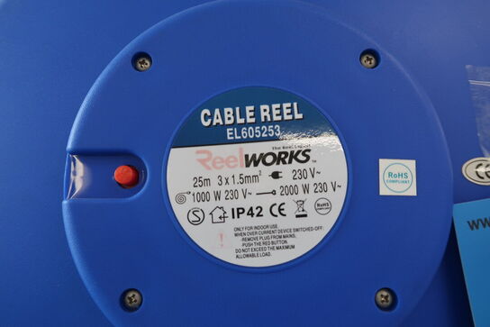 Flowconcept Kabelopruller 25 m (EL605253)