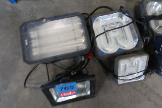 6 stk. Arbejdslamper 
