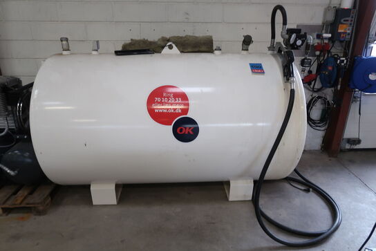 Dieseltank med pistol, KN 3A - 2500 Liter