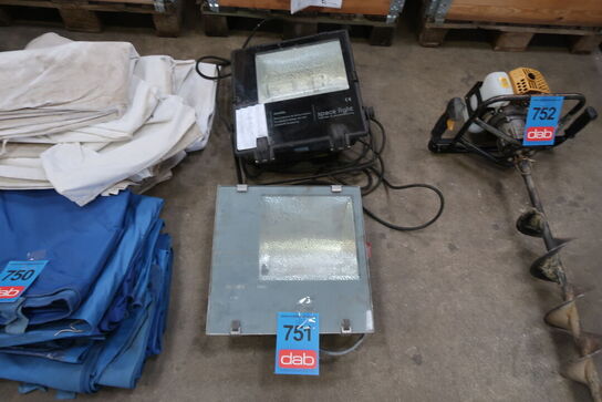 2 stk. arbejdslamper 