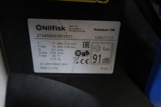 Nilfisk Premium 190 Højtryksrenser