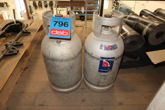 2 stk. Gasflasker 