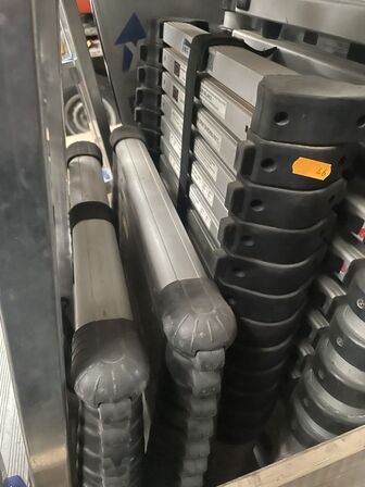 Fire skydestiger samt foldestige