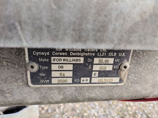 Maskintrailer IFOR WILLIAMS Gp 126-r