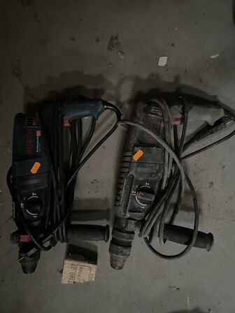 To borehammere BOSCH