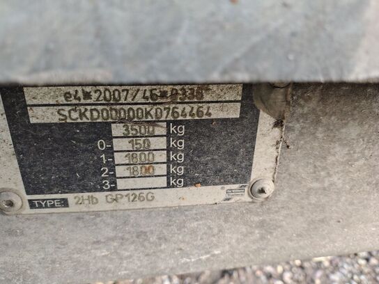 Maskintrailer IFOR WILLIAMS Gp 126-r