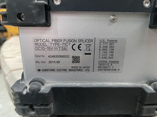 Fusions splicer SUMITOMO 71C