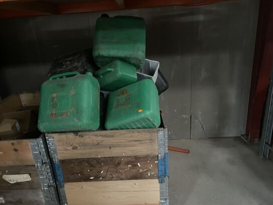 Palleramme med dunke