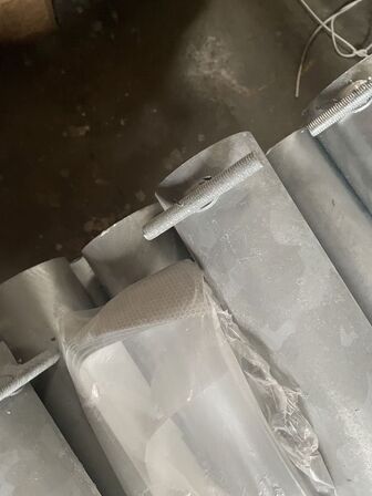 Galvaniserede rør, en palle