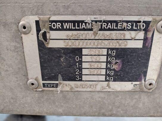 Maskintrailer IFOR WILLIAMS GH 1054bt-r