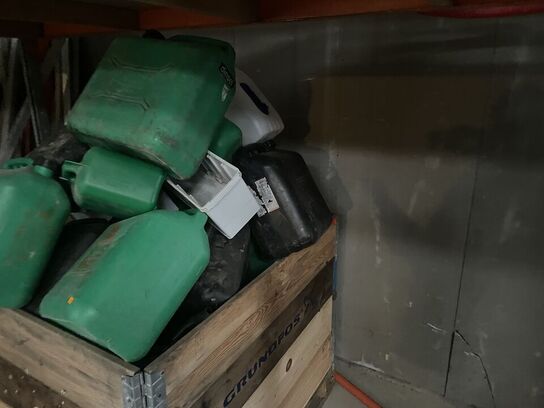 Palleramme med dunke