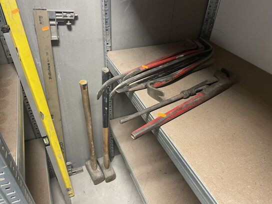 Vaterpas, brækjern mv.