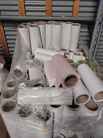 Palle med aftørringspapir