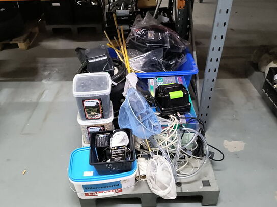 Tilbehør til havedam, assorteret