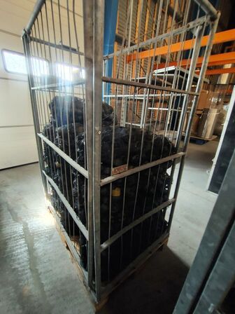 Fire paller brugt filtertilbehør