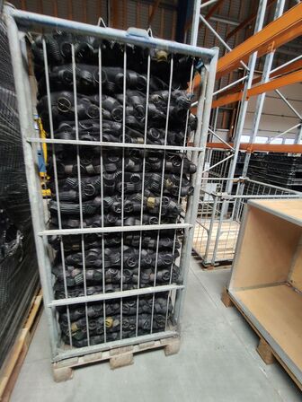 Fire paller brugt filtertilbehør