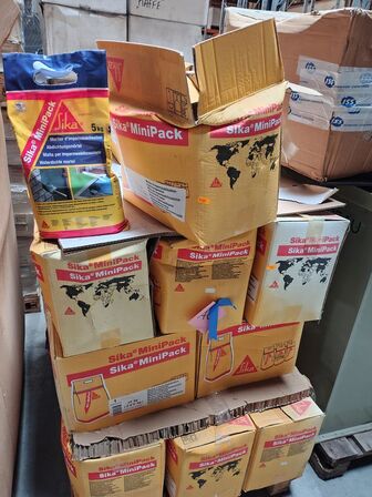 Palle med Sika vandtæt mørtel