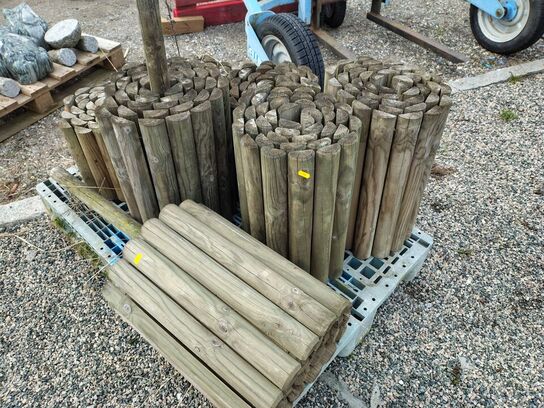 Trykimprægnerede kantpæle