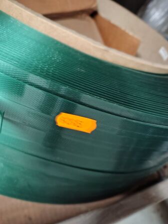 Blandet palle, bl.a. strapbånd