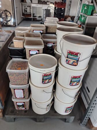 1 palle blandet foder