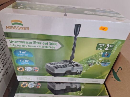 2 stk. Undervandsfilter