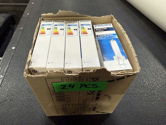 Messelamper 116 stk. i kasser med tilbehør