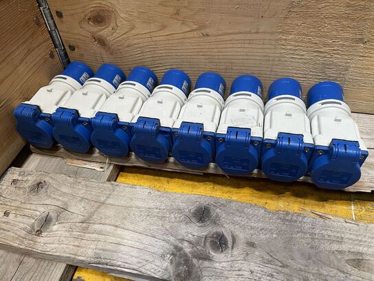 Messelamper 116 stk. i kasser med tilbehør