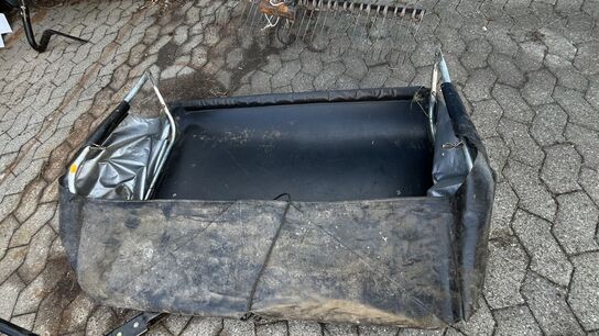 Græsopsamler, beholder + Rive