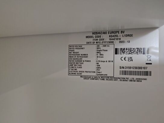 Displaykøleskab, ubrugt  GRAM