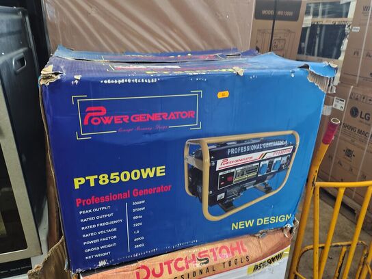 Generator, ubrugt  POWER  PT8500WE