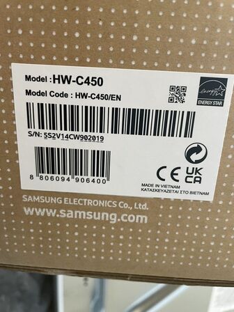 Soundbar/subwoofer SAMSUNG. C450