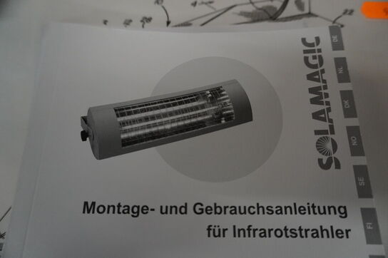 Infrarød strålevarmer SOLAMAGIC (ubrugt)