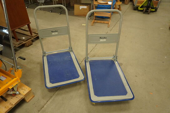 Løftevogn, samt 2 stk. fladvogne