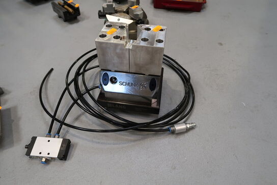Pneumatisk skruestik SCHUNK LANG Quick-Point Trägerplatte 45575