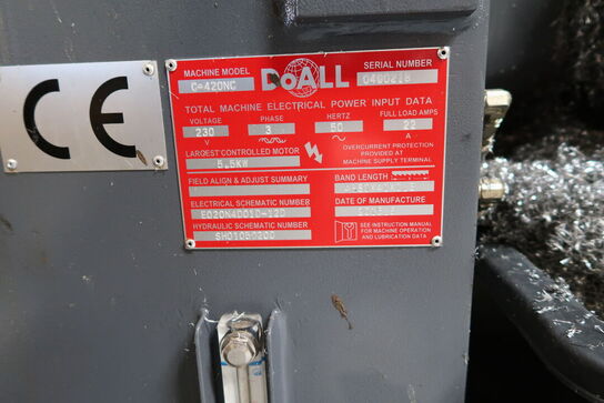 Metalbåndsav DOALL C-420NC