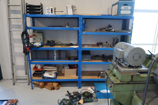 2 stk. lagerreoler uden indhold