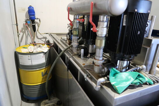 Rense-pumpestation med 12 stk. filtersystem/køling/nødmotorer TAE EVO TECH