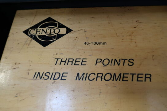 3-punkts insidemikrometer CENTO 40-100mm
