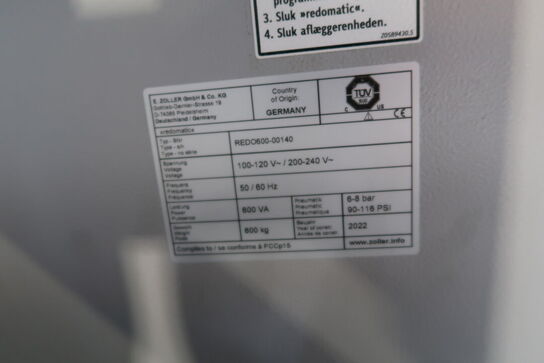 Shrink Fit & Measure Machine ZOLLER REDOMATIC 600, REDO600-00140