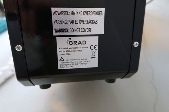 2 stk. varmeblæsere GRAD
