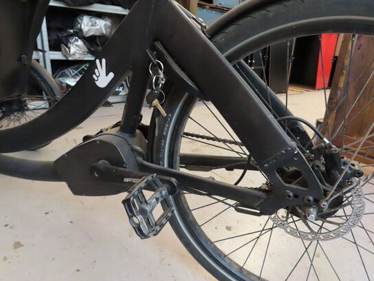 El. ladcykel, Triobike Mono med sort kasse og kaleche
