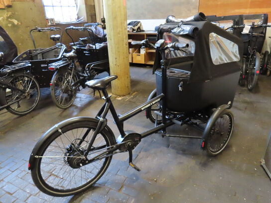 El. ladcykel, Butchers & Bicycles MK1-E med sort kasse og kaleche