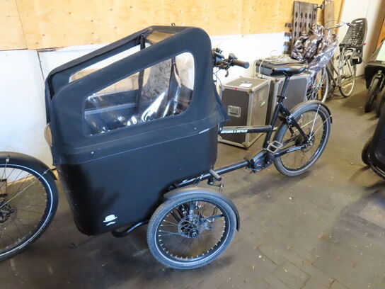 El. ladcykel, Butchers & Bicycles MK1-E med sort kasse og kaleche